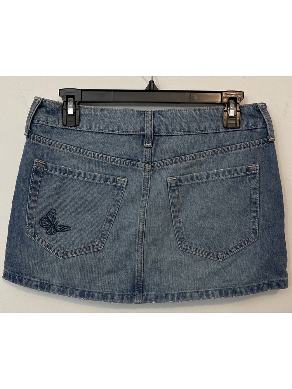 Hollister Womens Size 2 / w26 Denim Jean Mini Skirt W/Built In Shorts NWT! A5088 - Picture 6 of 8